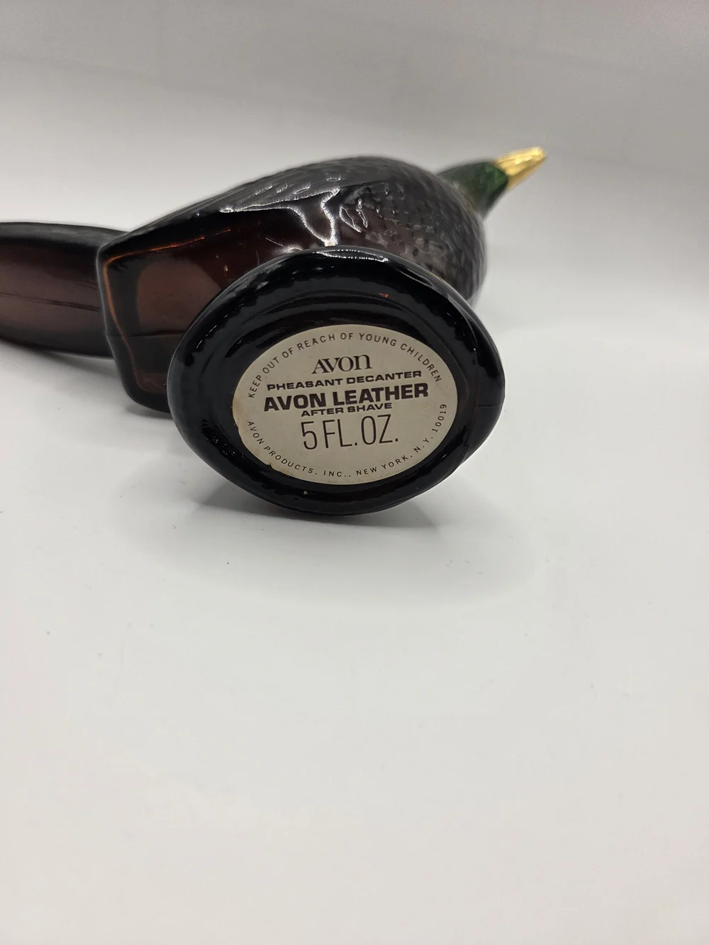 R180. Vintage Avon Pheasant Aftrr Shave Bottle